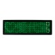 Programmable LED Name Tag 93x30mm - USB Text Display - Green Programmable LED Name Tag 93x30mm - USB Text Display - Green