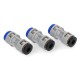 Set of PTFE tube connectors for Bambu Lab X1/P1 series printers - without holder - 3 pcs.