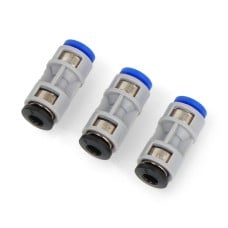 PTFE vamzdžių jungčių rinkinys Bambu Lab X1/P1 serijos spausdintuvams - be laikiklio - 3 vnt.