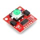 Qwiic Button Red LED - module with a button - green LED - SparkFun BOB-16842
