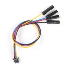 Flexible Qwiic Female Cable with a 4-pin plug, 15cm, SparkFun PRT-17261