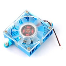 Heat sink with a fan for Odroid XU-4 - blue