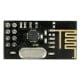 Radio module nRF24L01+ 2.4GHz - THT transceiver - black