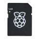 Raspberry microSD 32 GB 100 MB/s Class A2 Memory Card with Raspberry Pi OS - with adapter and case included