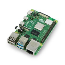 Raspberry Pi 4 B modelis, dviejų dažnių belaidis internetas, Bluetooth, 3 GB RAM, 1.8 GHz