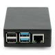 Raspberry Pi 4B aluminum case - Black