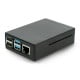 Raspberry Pi 4B aluminum case - Black