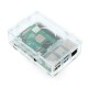Raspberry Pi 4B case - Multicomp Pro - clear