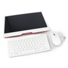 Raspberry Pi 500 kompiuterio rinkinys su 8 GB RAM + 15.6 colio IPS LCD monitoriumi + oficialūs priedai