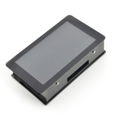 Dėklas skirtas Raspberry Pi ir specialiam 7” jutikliniam ekranui, juodas
