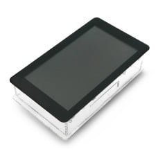 The case for Raspberry Pi and dedicated 7" touch screen, transparent