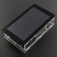 Dėklas skirtas Raspberry Pi ir specialiam 7” jutikliniam ekranui, permatomas