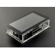 Dėklas skirtas Raspberry Pi ir specialiam 7” jutikliniam ekranui, permatomas