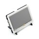 The case for Raspberry Pi LCD screen TFT 5" GPIO, black and white, Waveshare 11188