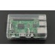 The case for Raspberry Pi Model 3B+/3B/2B, transparent