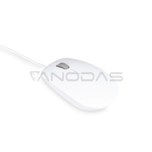 Raspberry Pi Mouse 2 – oficiali laidinė optinė pelė – balta Raspberry Pi Mouse 2 – oficiali laidinė optinė pelė – balta