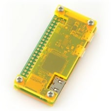 Raspberry Pi Zero Case, Fluo Open, yellow