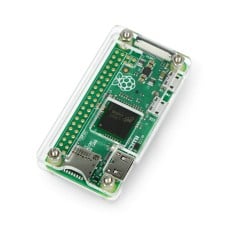 Dėklas, skirtas Raspberry Pi Zero V1.3 - atviras - skaidrus