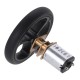 40x7mm Wheels, black, Pololu 1452