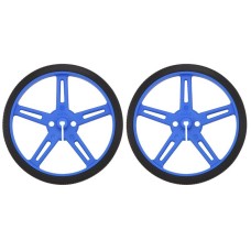 70x8mm Wheels, blue, Pololu 1428