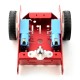 Red Metal Chassis 2WD 2-Wheel with DC Motor Drive