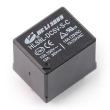 HLS8L-DC5V-S-C relay - 5V coil, 2x 15A/120VAC contacts