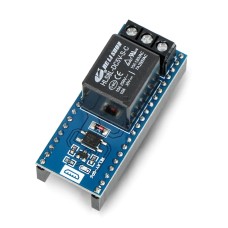 Relay module for Raspberry Pi Pico - 1 channel with optoisolation - 7A/250VAC 10A/30VDC contacts - 5V coil