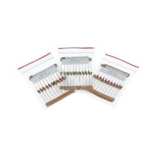 Rezistorių rinkinys CF THT 1/4W LED diodams - 90 vnt