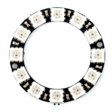 RGB LED žiedas WS2812 5050 x 12 LED - 38mm 