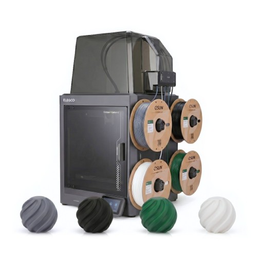 Rinkinys – Elegoo Centauri Carbon 2 Combo 3D spausdintuvas + 4 PLA filamentai + Rinkinys – Elegoo Centauri Carbon 2 Combo 3D spausdintuvas + 4 PLA filamentai +