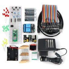 Starter kit with Raspberry Pi Pico W with headers