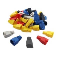 Set of colored RJ45 plug covers - 50pcs