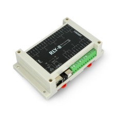 RLY-8-POE-USB, 8-channel relay 270 V / 10 A, USB / Ethernet PoE driver