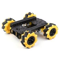 Robot Chassis MP – išmaniųjų roboto važiuoklių rinkinys su amortizacija – Mecanum ratai – Waveshare 24420