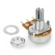 Rotacinis potenciometras 1MOhm tiesinis 1/5W B1M - 5 vnt