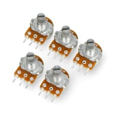 Rotary potentiometer 1MOhm linear 1/5W B1M - 5 pcs