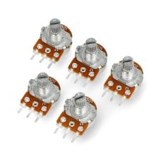 Rotary potentiometer 501Ohm linear 1/5W B0.5K/B501 - 5 pcs