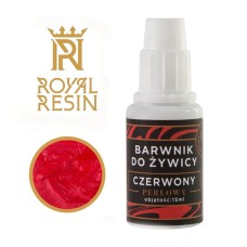 Royal Resin Crystal epoksidinės dervos dažai - perlamutrinis skystis - 15ml - raudoni