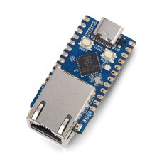 RP2040-ETH Mini - board with an RP2040 microcontroller and an Ethernet network module - CH9120 - Waveshare 24082