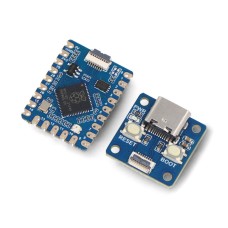 RP2040-Tiny - board with RP2040 microcontroller - external USB module - Waveshare 24665