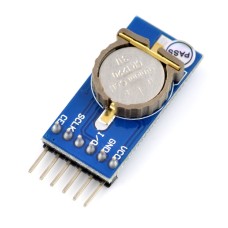 RTC DS1302 SPI, real-time clock + battery, Waveshare 9709