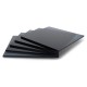 Smoked Graphite Plexiglass - 6mm - 200x200mm - 5pcs