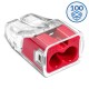 SCP2 plug-in quick connector - 2 tracks 4mm 32A/450V - Perfect Quick connector - 100 pcs.