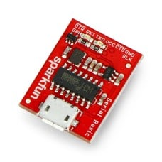 Serial Basic, converter USB-UART CH340G, microUSB port, SparkFun DEV-14050