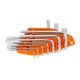 Hex key set 1.5-10mm - Vorel 56393 - 10 pcs