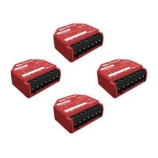 Shelly 1PM Gen3 - 1-channel flush-mount relay/controller - WiFi/Bluetooth with energy measurement - Android/iOS app - 4pcs
