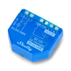 Shelly Plus 1 WiFi Controlled Smart Switch 1 Channel 16A