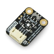 SHT31-F skaitmeninis temperatūros ir drėgmės jutiklis I2C, DFRobot SEN0334