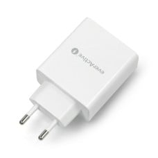 Sieninis įkroviklis SC-400 - 4xUSB tipas A / 5A - 5V - everActive - baltas