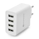 Wall charger SC-400 - 4xUSB type A / 5A - 5V - everActive - white